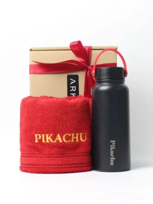 Personalised Gift Set Towel and tumbler thermos